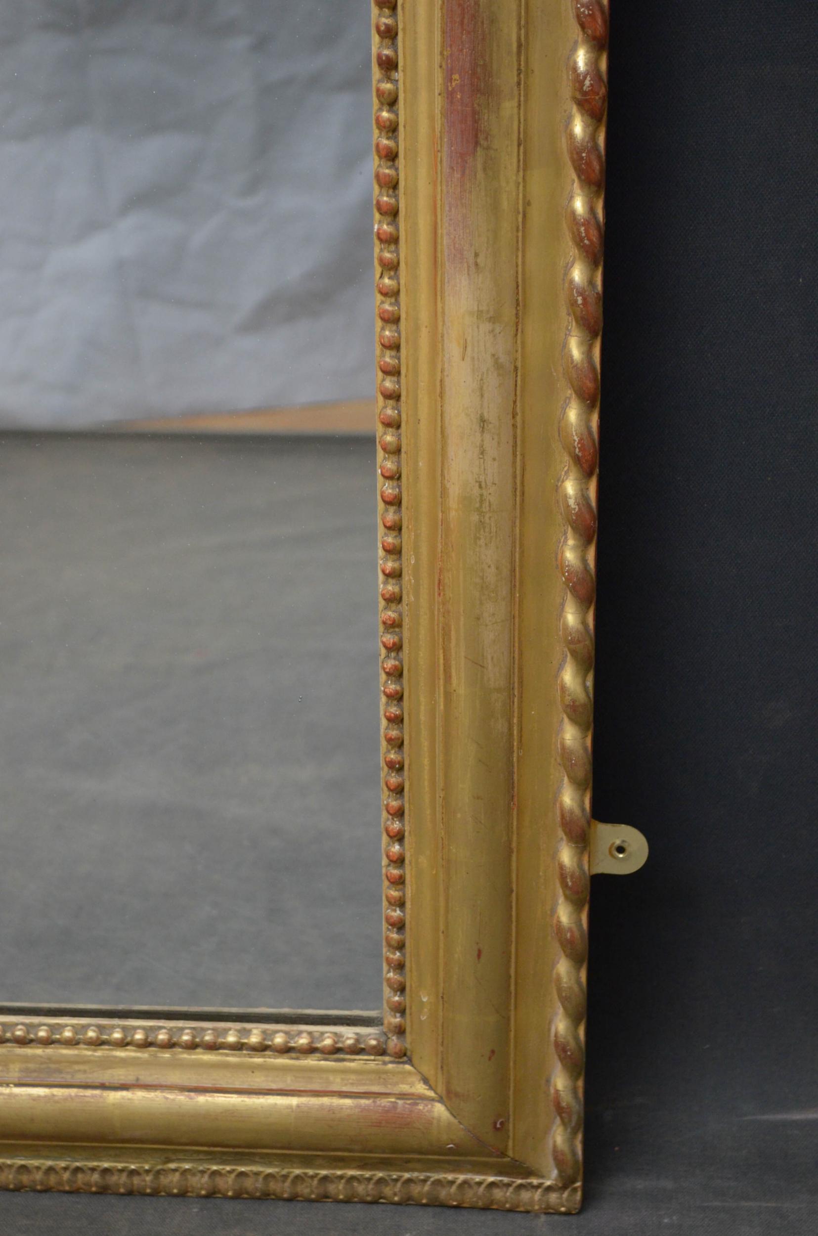 Miroir de pilier de style Louis Philippe en vente 3