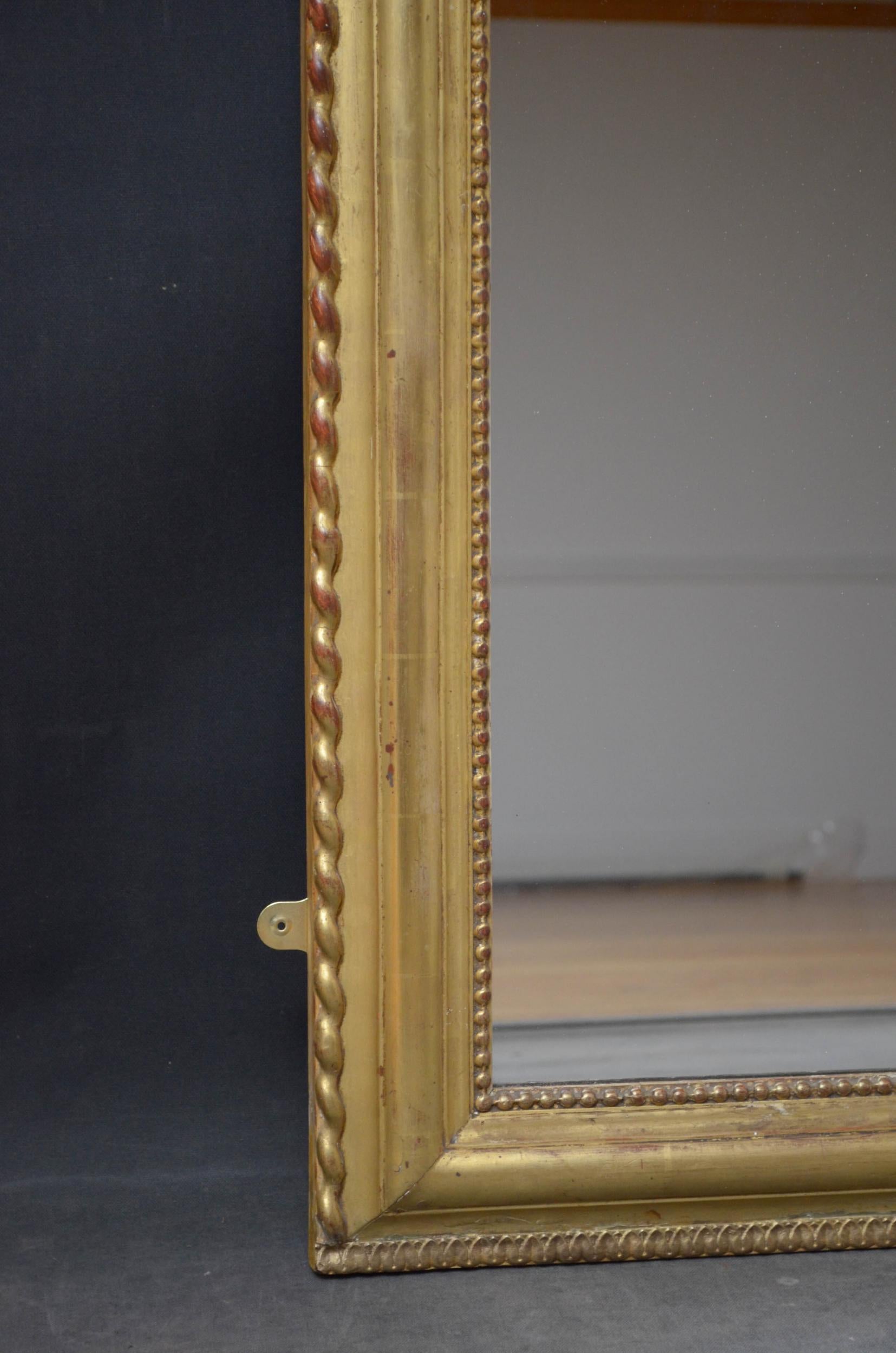 French Louis Philippe Style Pier Mirror For Sale