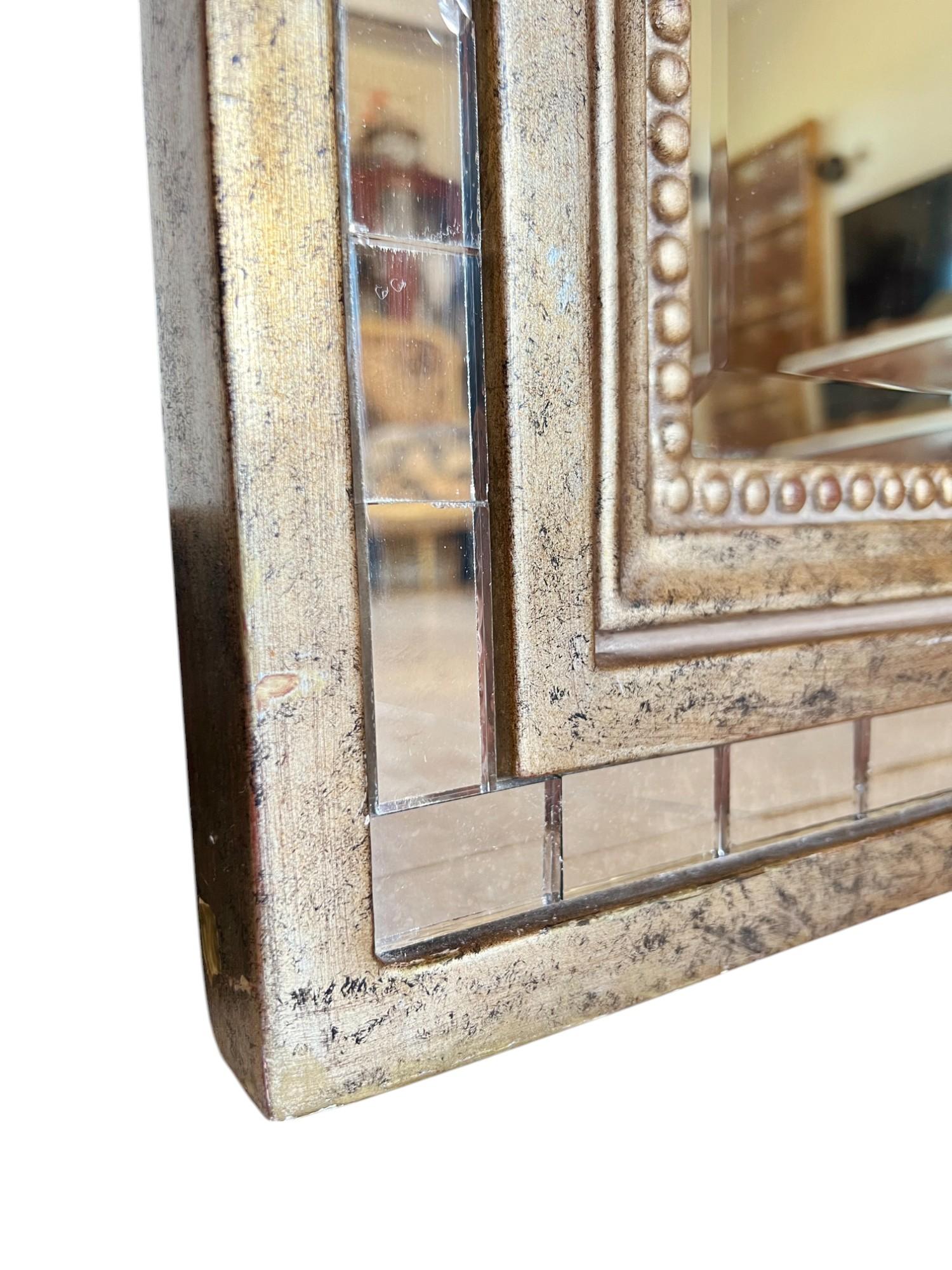 Louis Philippe Style Tiled Gold Mirror 4