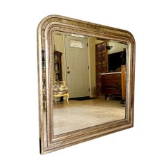 Louis Philippe Style Tiled Gold Mirror