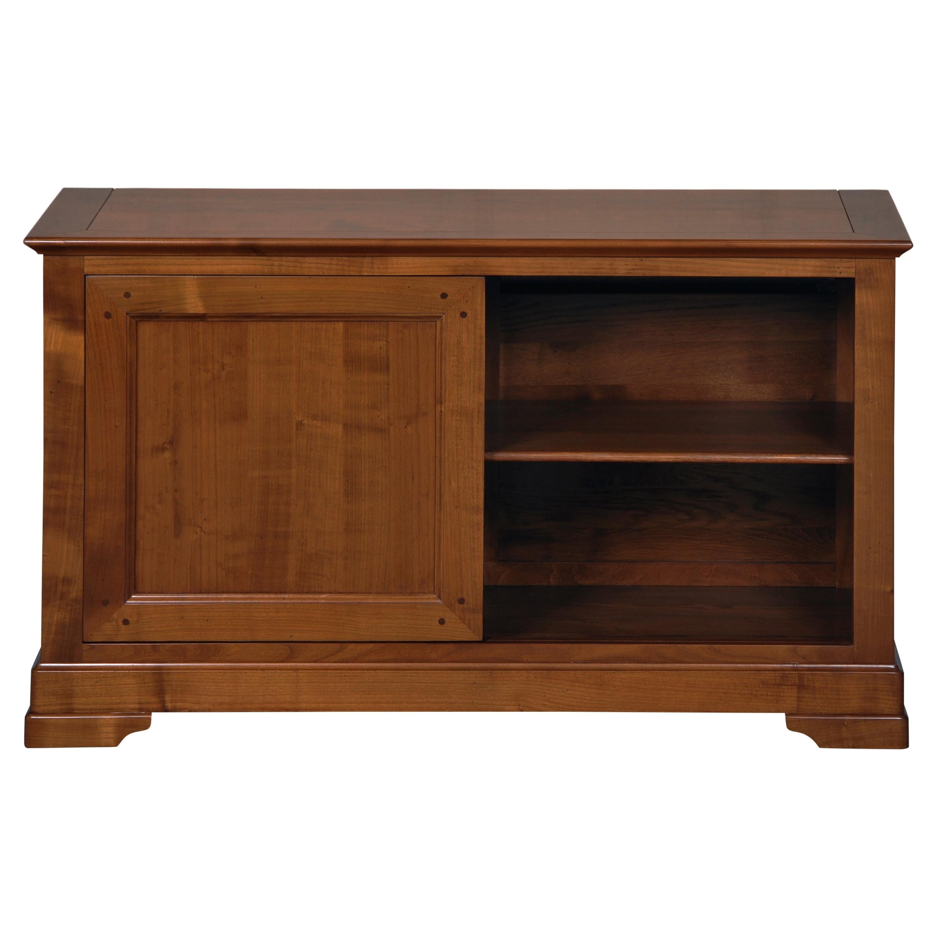 Louis Philippe Style Tv Cabinet in Cherry, 100% Made in France