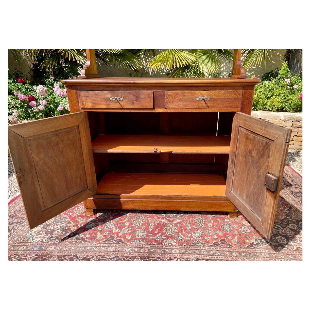 Louis Philippe Style, Walnut Dresser, 19th Century For Sale 3