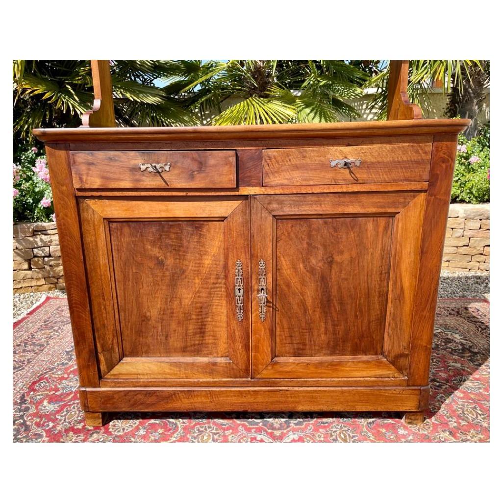 Louis Philippe Style, Walnut Dresser, 19th Century For Sale 4