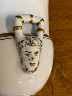 Louis Philippe table lamp, Paris porcelain style circa 1850