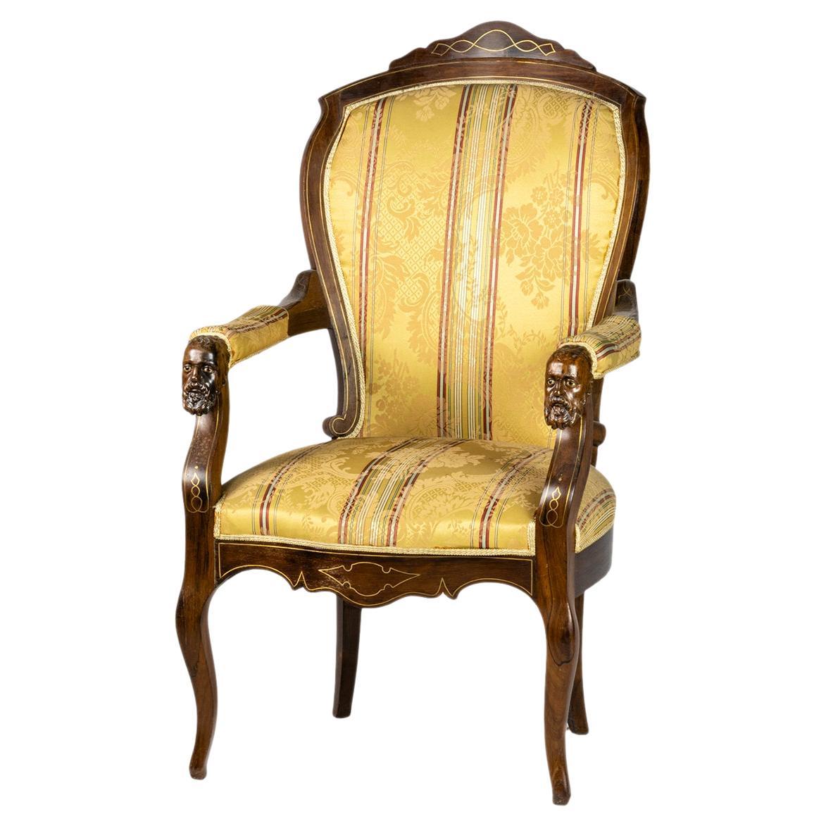 Louis Philippe Voltaire Armchair, 19th Century