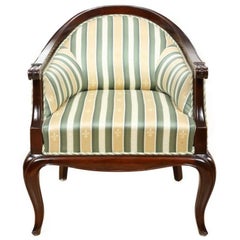 Antique Louis Philippe Walnut Armchair, circa 1860