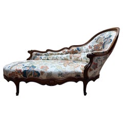 Louis Philippe Walnut Carved Daybed