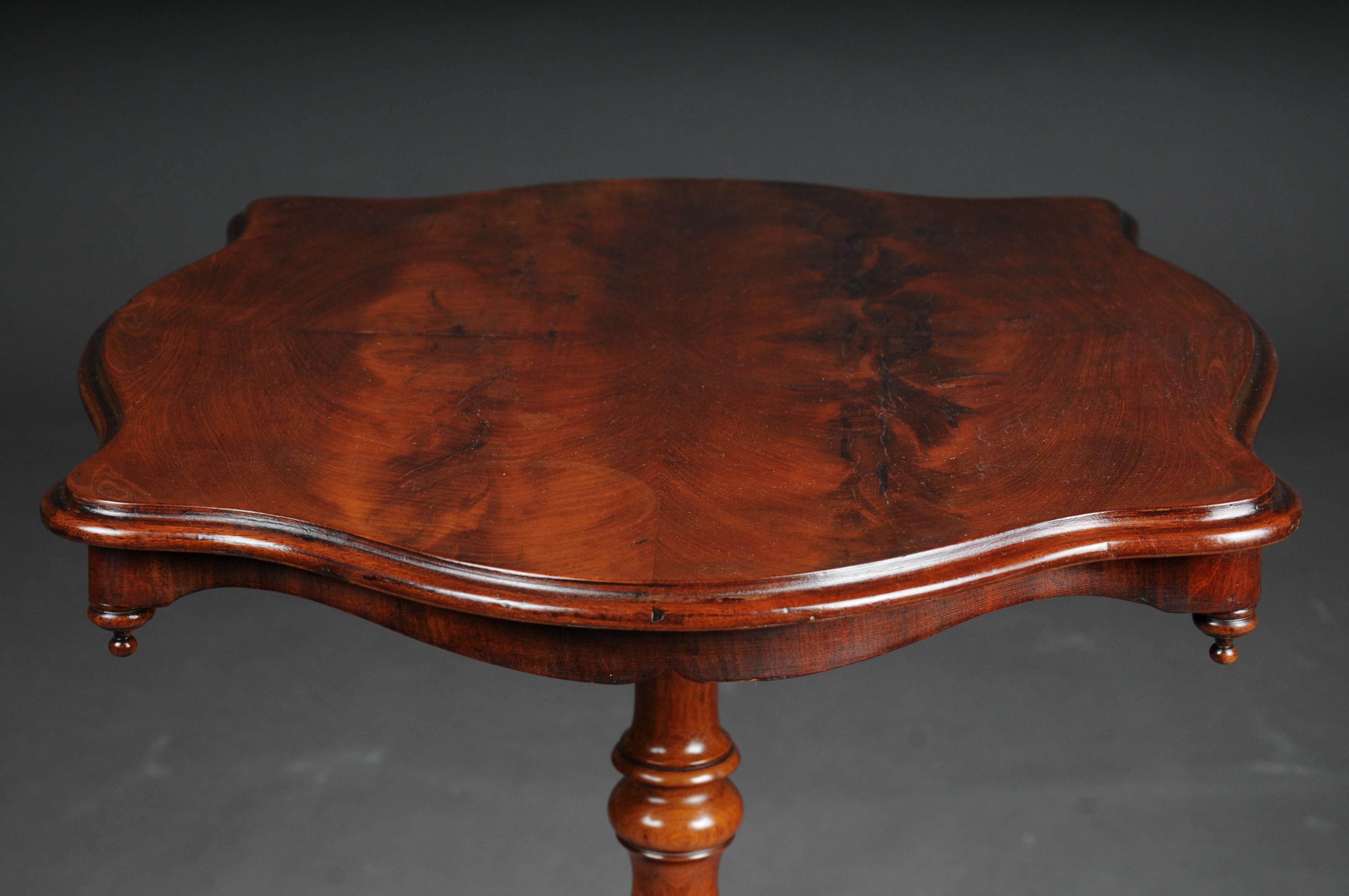 Louis Phillip Side Table Mahogany, Around 1860 For Sale 9