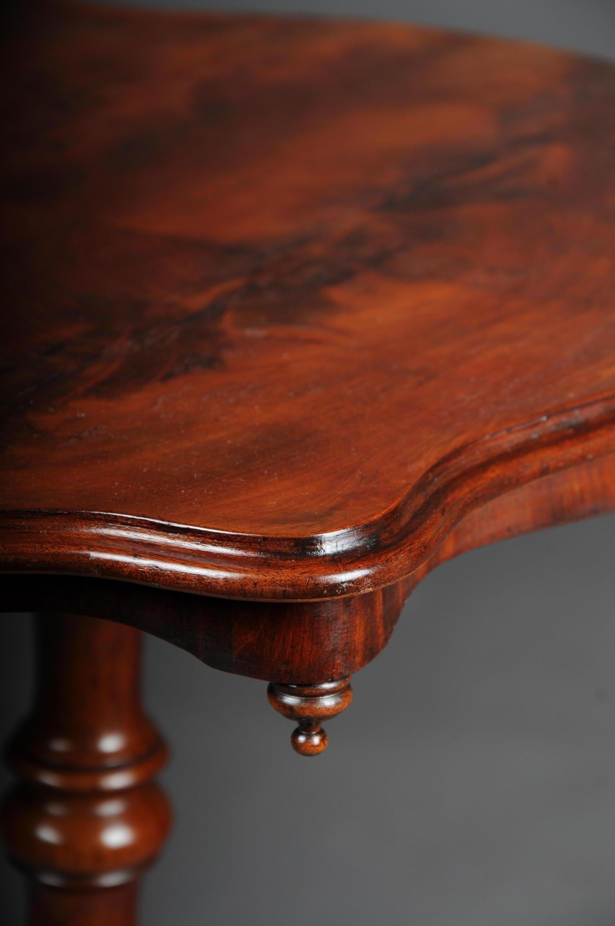 Louis Phillip Side Table Mahogany, Around 1860 For Sale 10