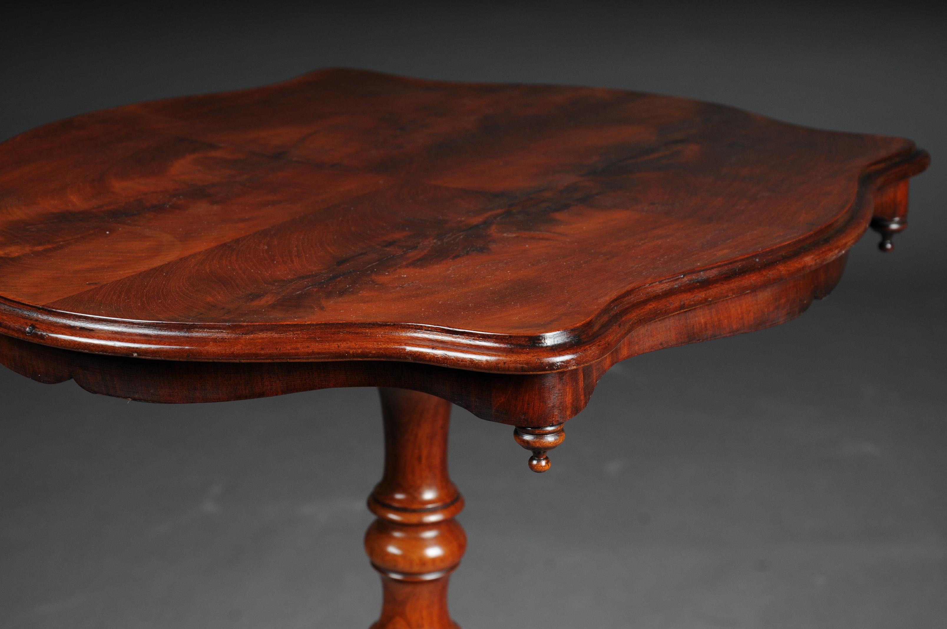 Louis Phillip Side Table Mahogany, Around 1860 For Sale 11