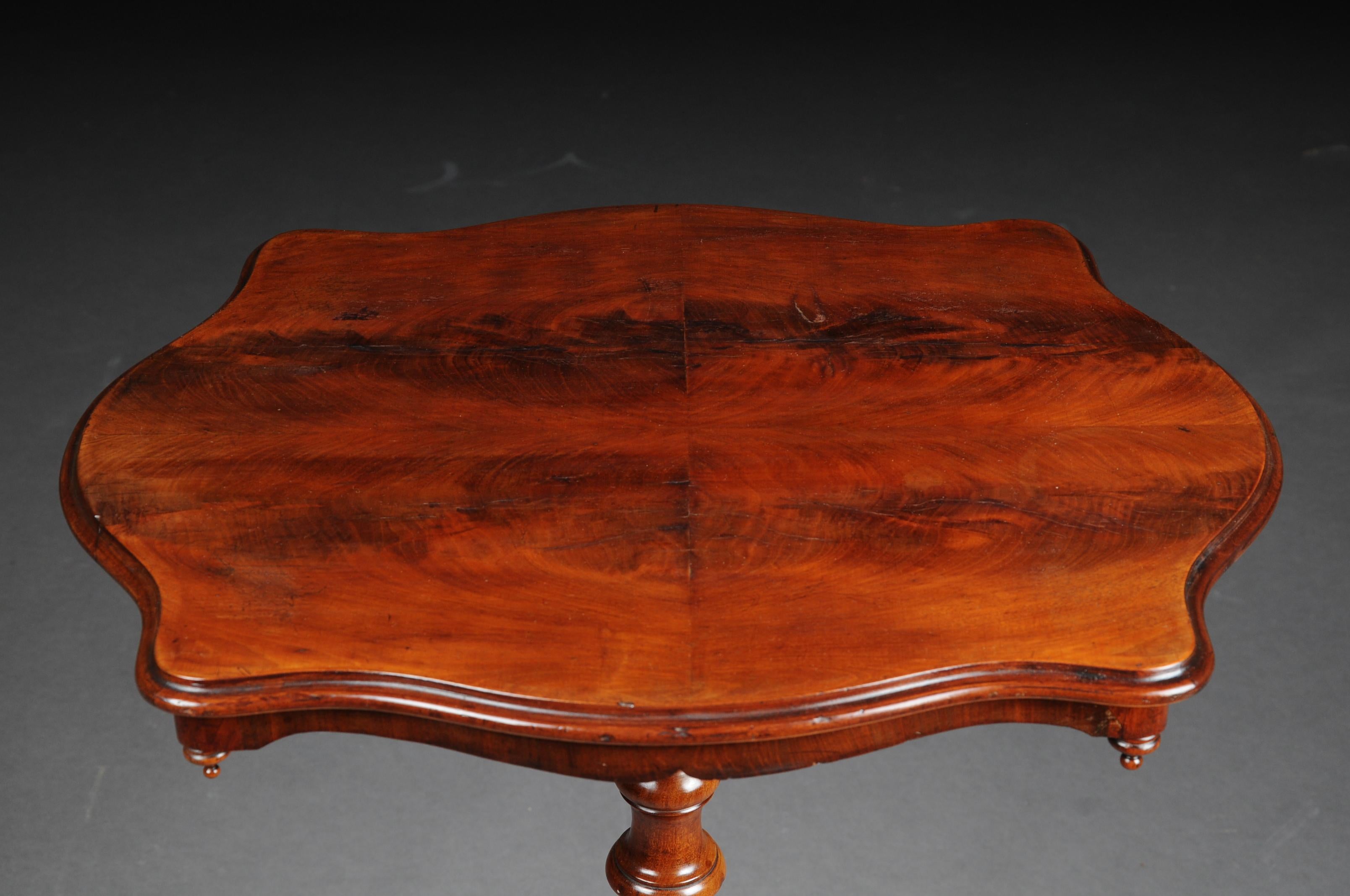 Louis Phillip Side Table Mahogany, Around 1860 For Sale 1