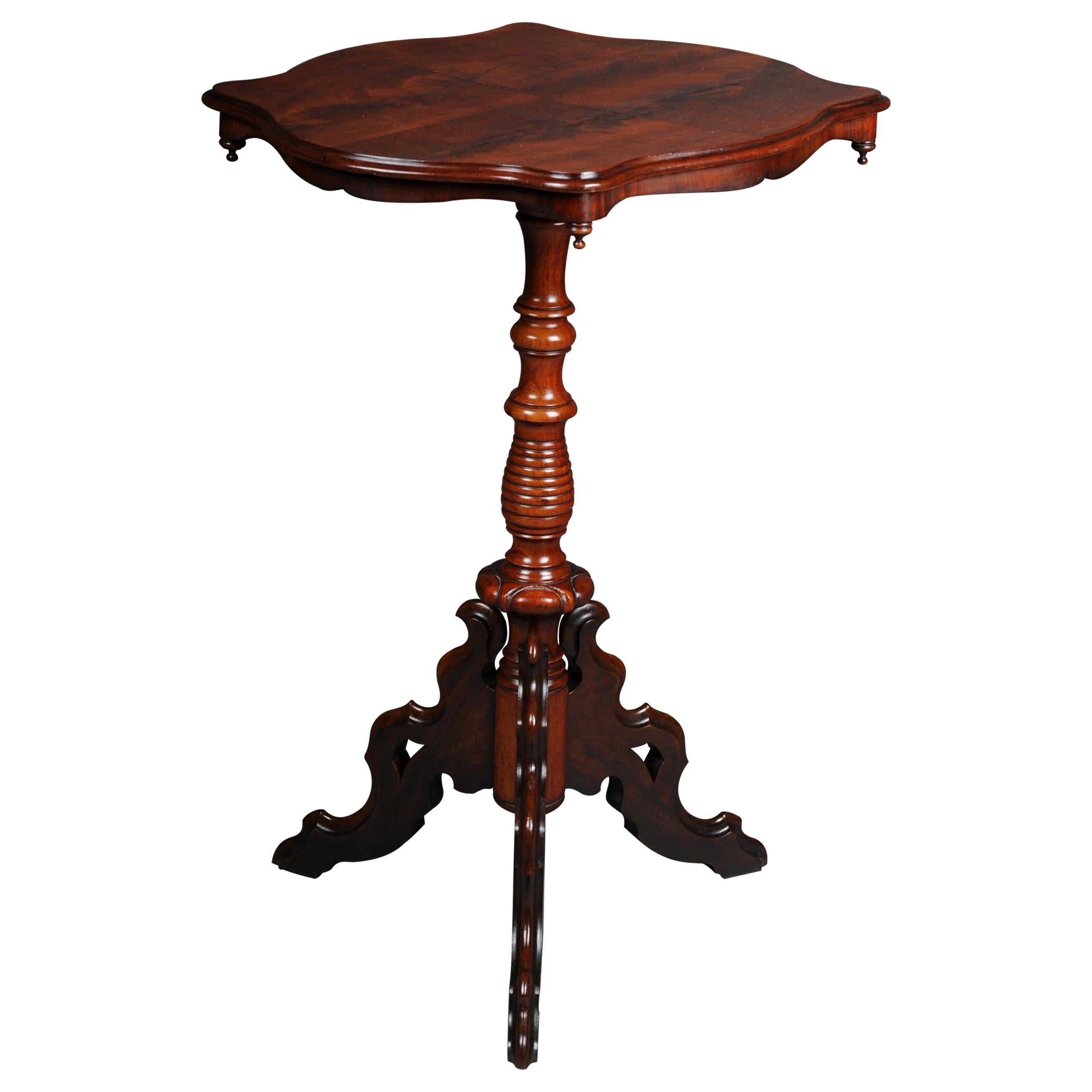 Louis Phillip Side Table Mahogany, Around 1860 For Sale