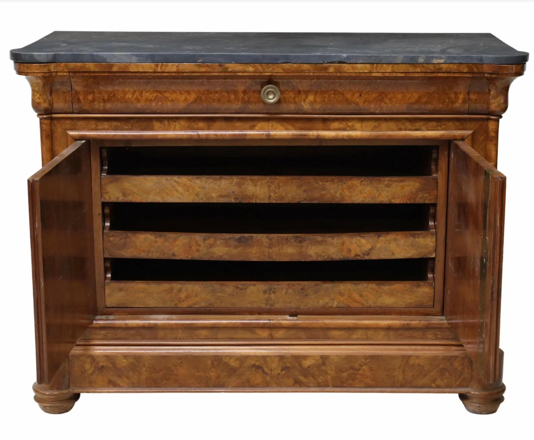 Mid-19th Century Louis Phillipe Chest Buffet Commode