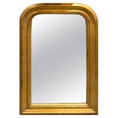 Louis Philippe Gold Leaf Wooden Mirror