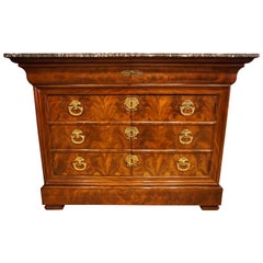 Louis Phillipe Marble-Top Chest
