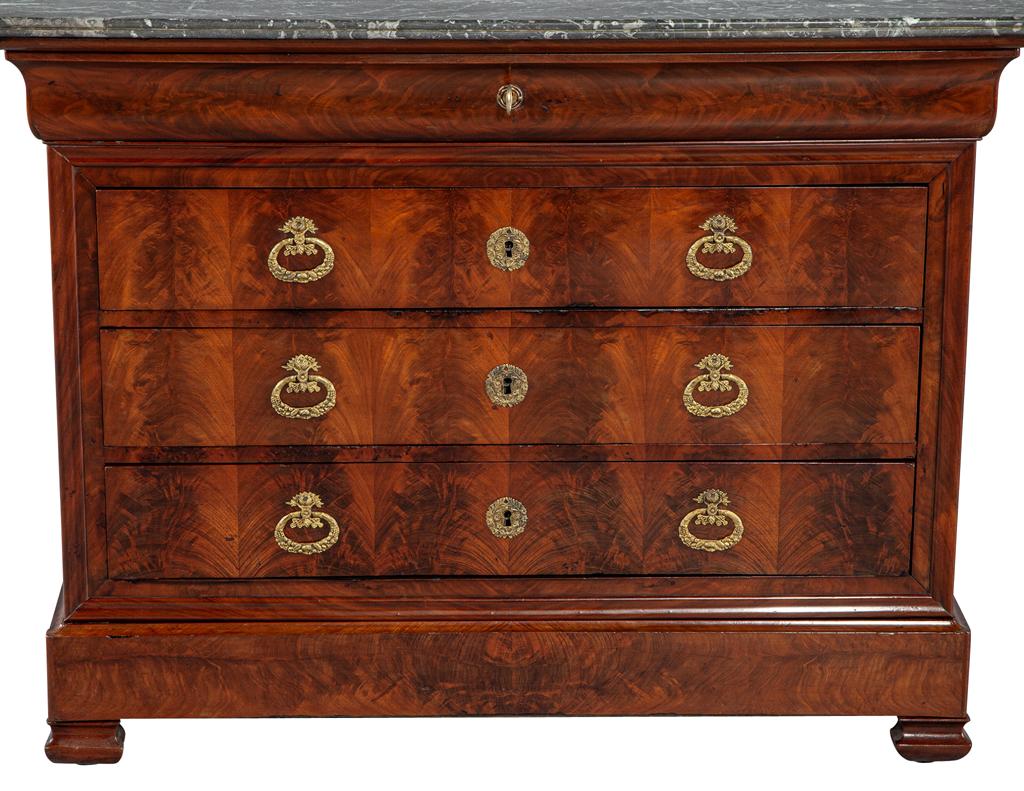 Louis Phillipe Marble Top Commode For Sale 3