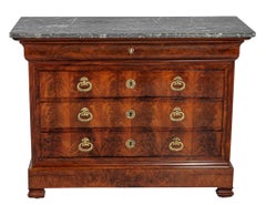 Louis Phillipe Marble Top Commode