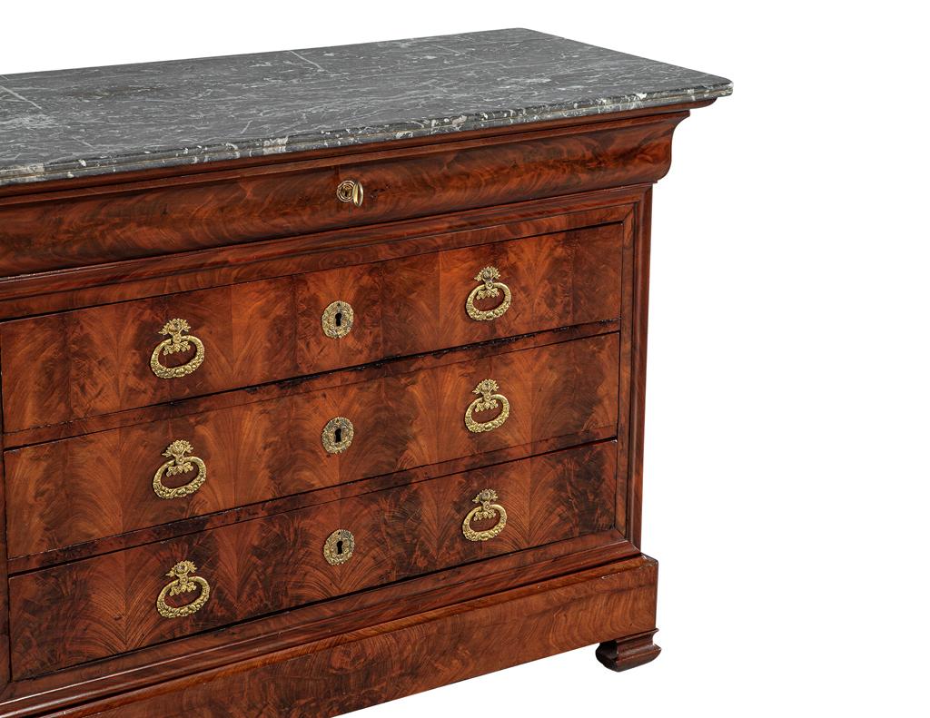 Louis Phillipe Marble Top Commode For Sale 2