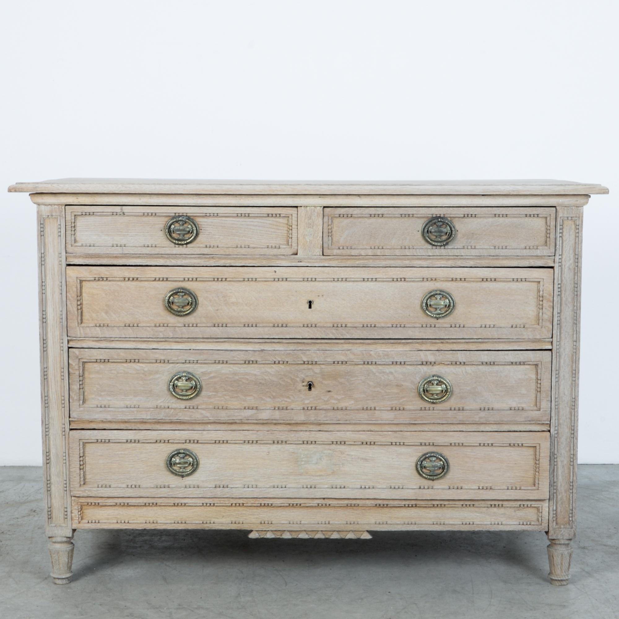 19th Century Louis Phillipe Oak Chest of Drawers