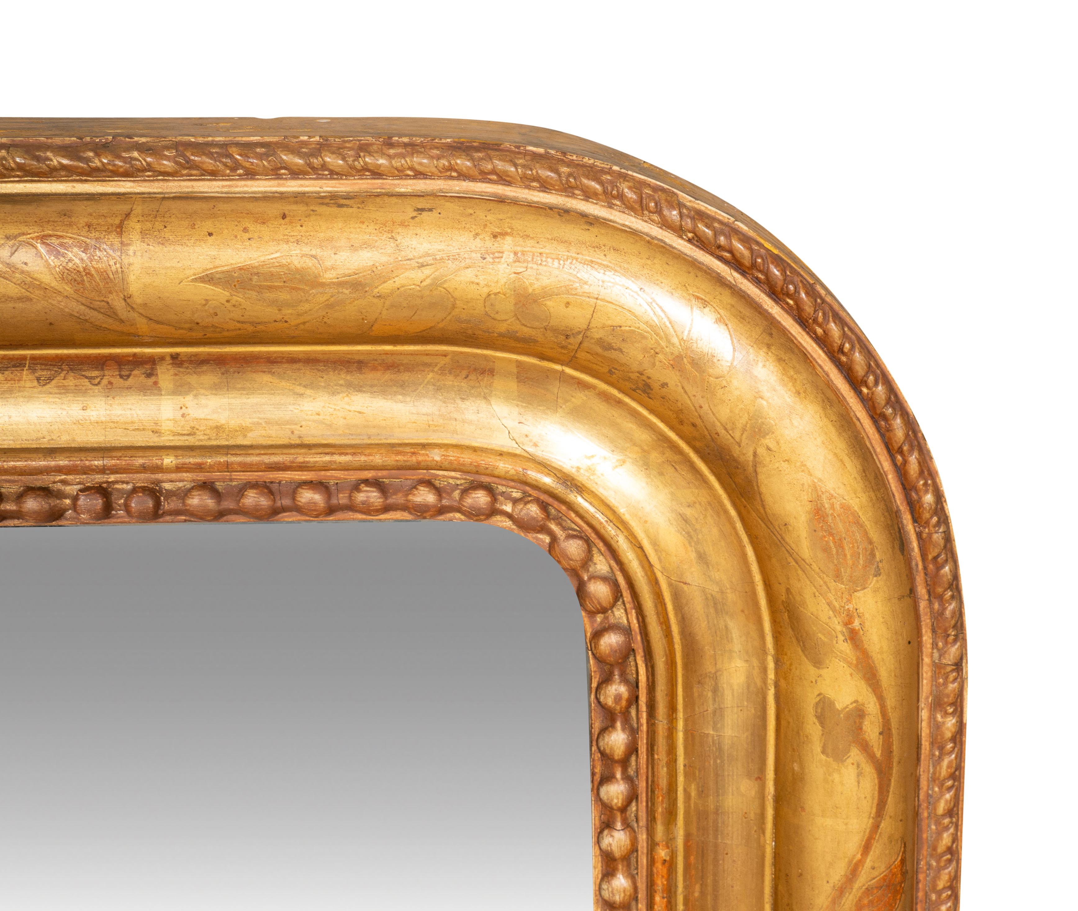 Louis Phillippe Giltwood Mirror In Good Condition For Sale In Essex, MA