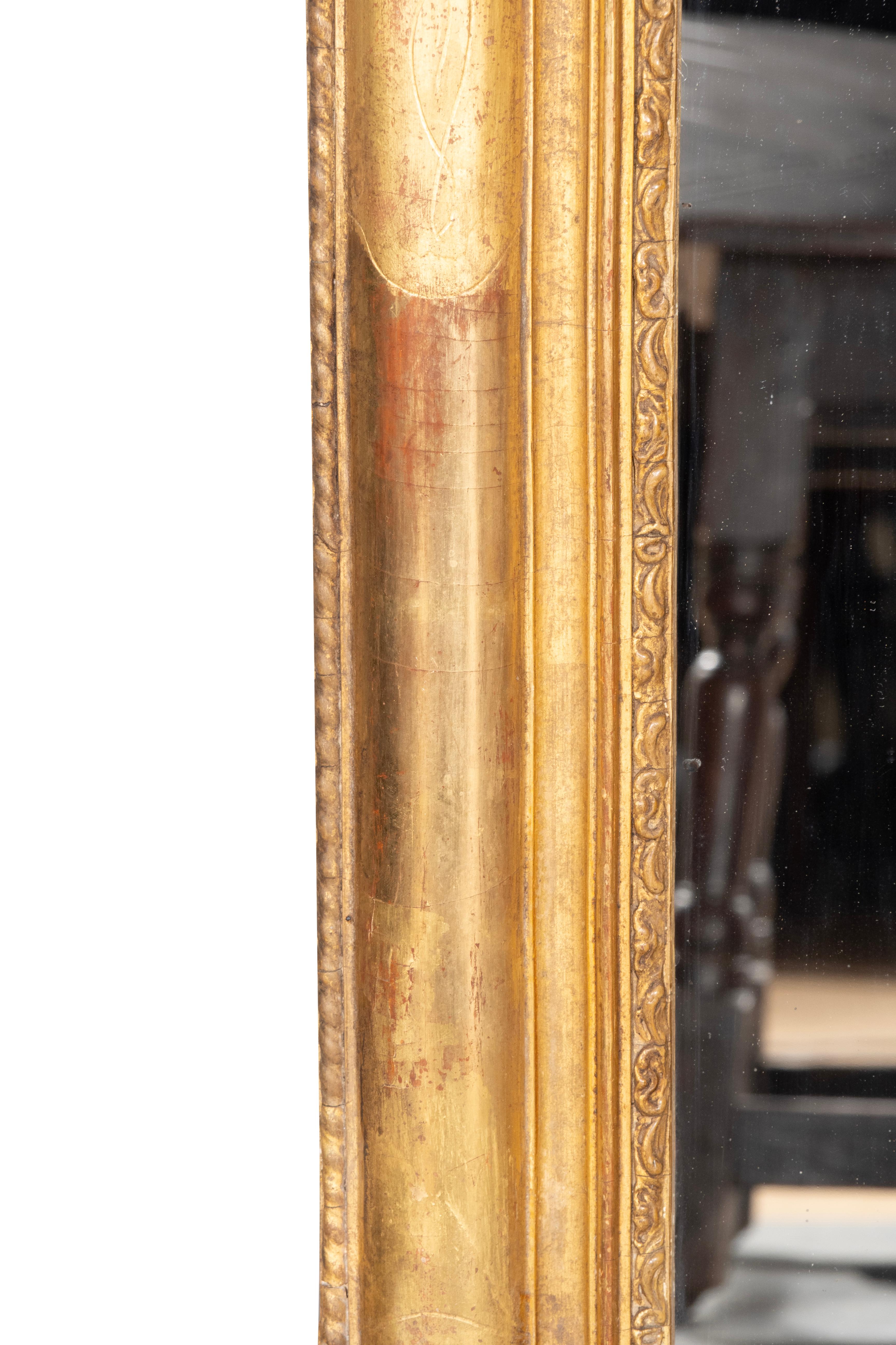 French Louis Phillippe Giltwood Mirror For Sale