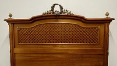 Louis Phillippe Queen Bed Frame and Support Boards, Mercier Freres, Paris