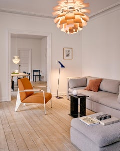 Louis Poulsen AJ Floor Lamp in Black by Arne Jacobsen