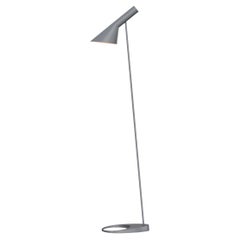 Louis Poulsen AJ Floor Lamp in Dark Gray by Arne Jacobsen