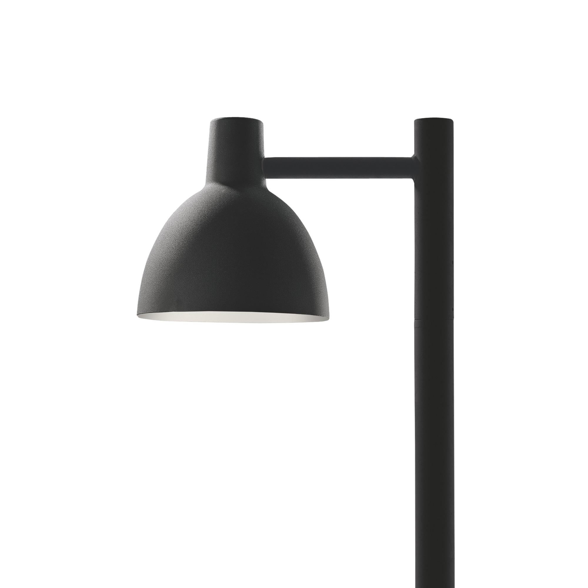 Aluminum Louis Poulsen Black Metal 'Toldbod' Outdoor Bollard For Sale