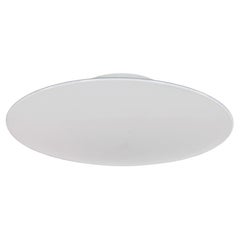 Louis Poulsen & Co. Round White Glass Flush Mount Light