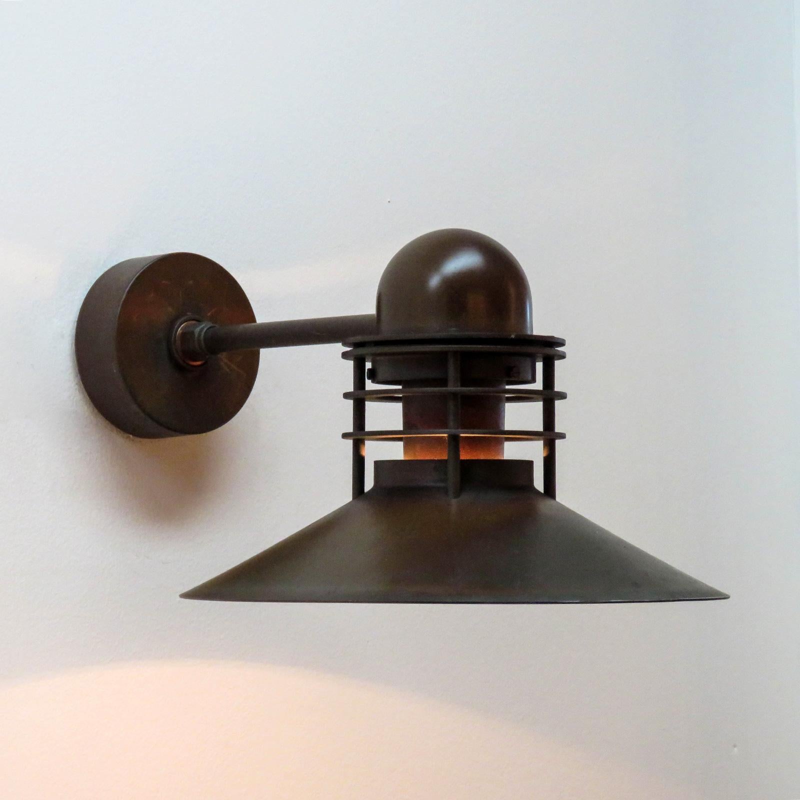 Late 20th Century Louis Poulsen Copper Outdoor Lamps, 1970s