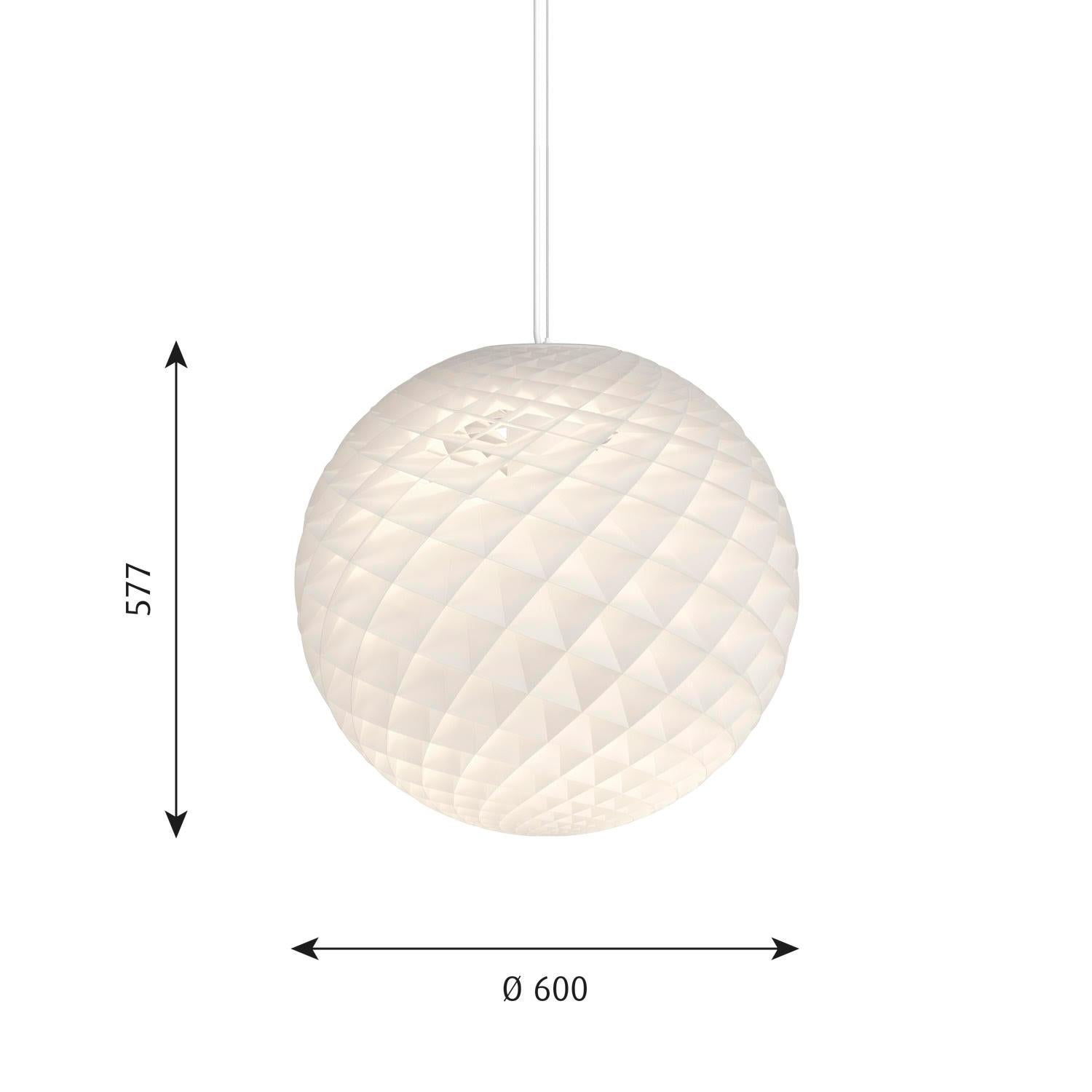Louis Poulsen D600 Patere Round Chandelier

Patere Round Chandelier D600 by Louis Poulsen
Patera is composed of a series of alveoli whose angles are carefully calculated to produce this incredible interaction between light and shadow. The shape of