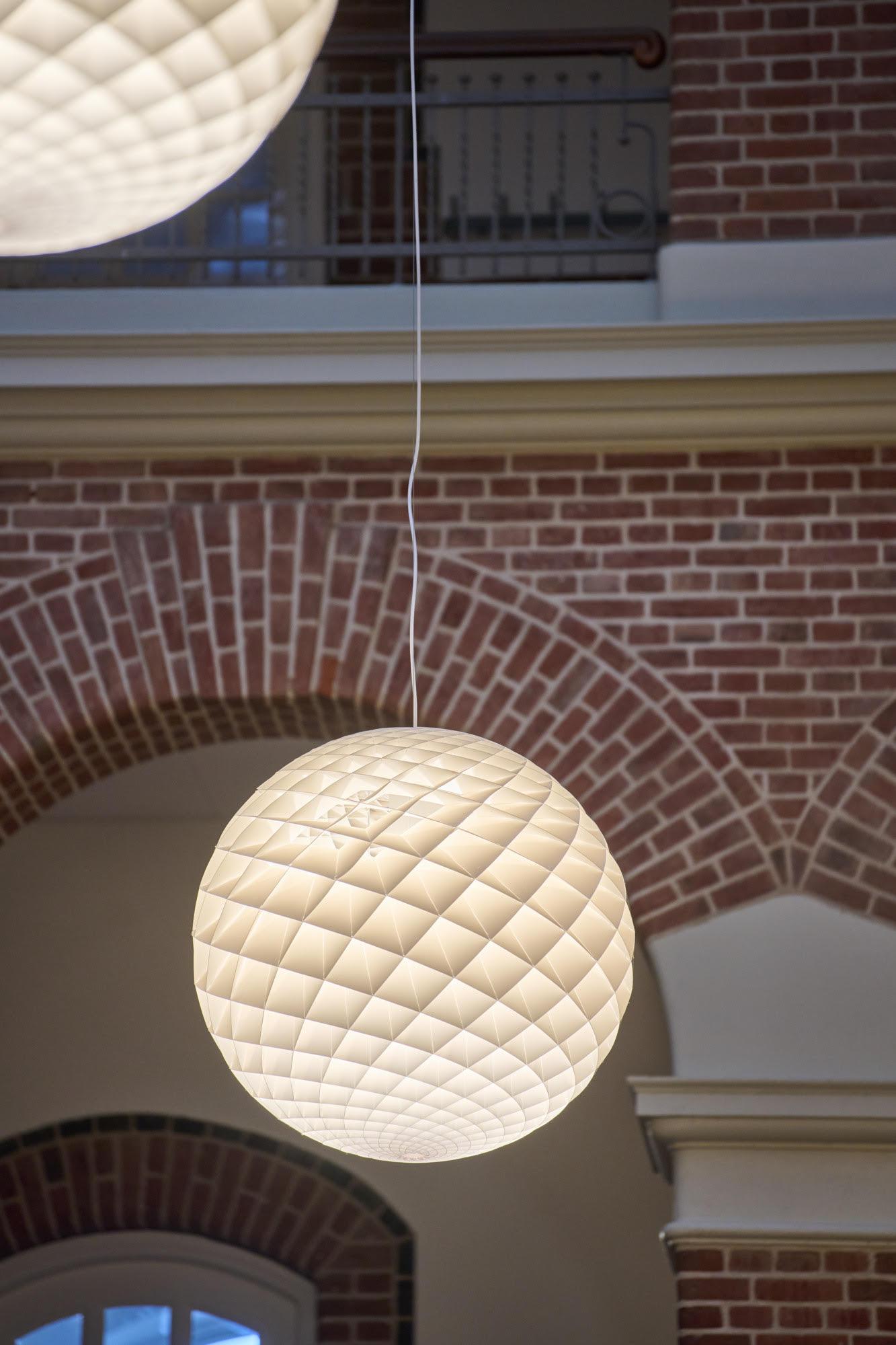 PVC Louis Poulsen D600 Patere Round Chandelier. For Sale