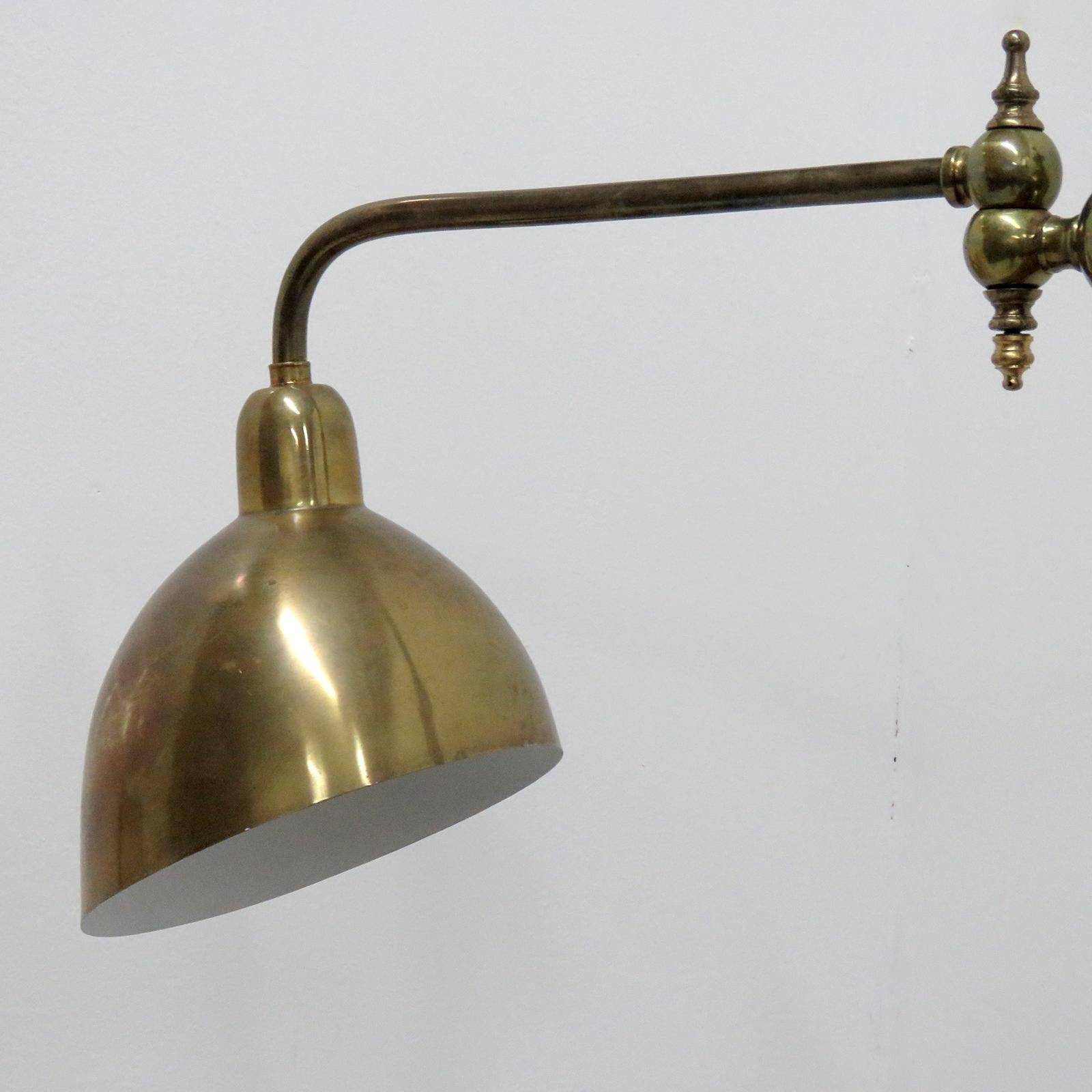 Louis Poulsen Double Shade Desk Lamp, 1940 In Good Condition In Los Angeles, CA