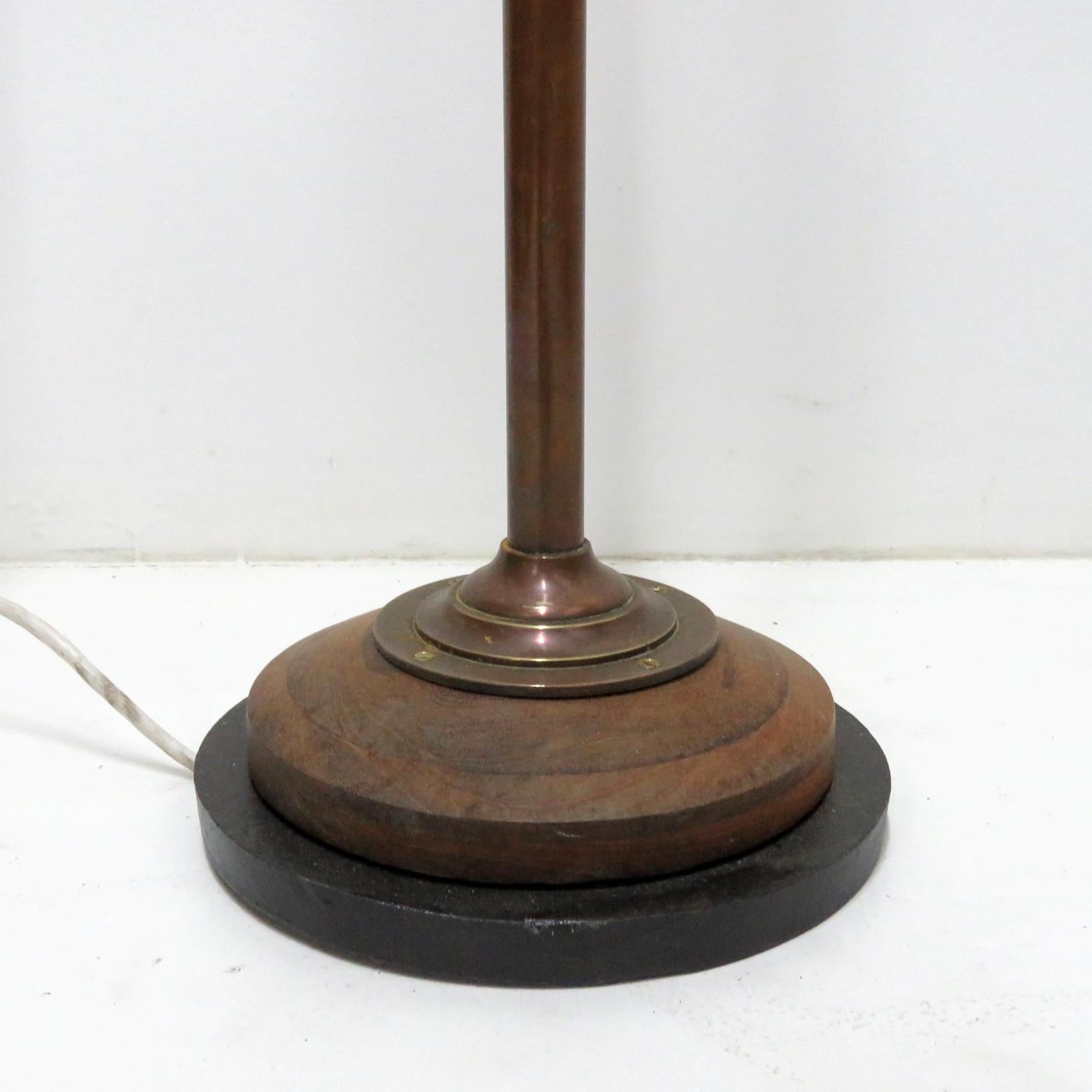 Wood Louis Poulsen Double Shade Desk Lamp, 1940