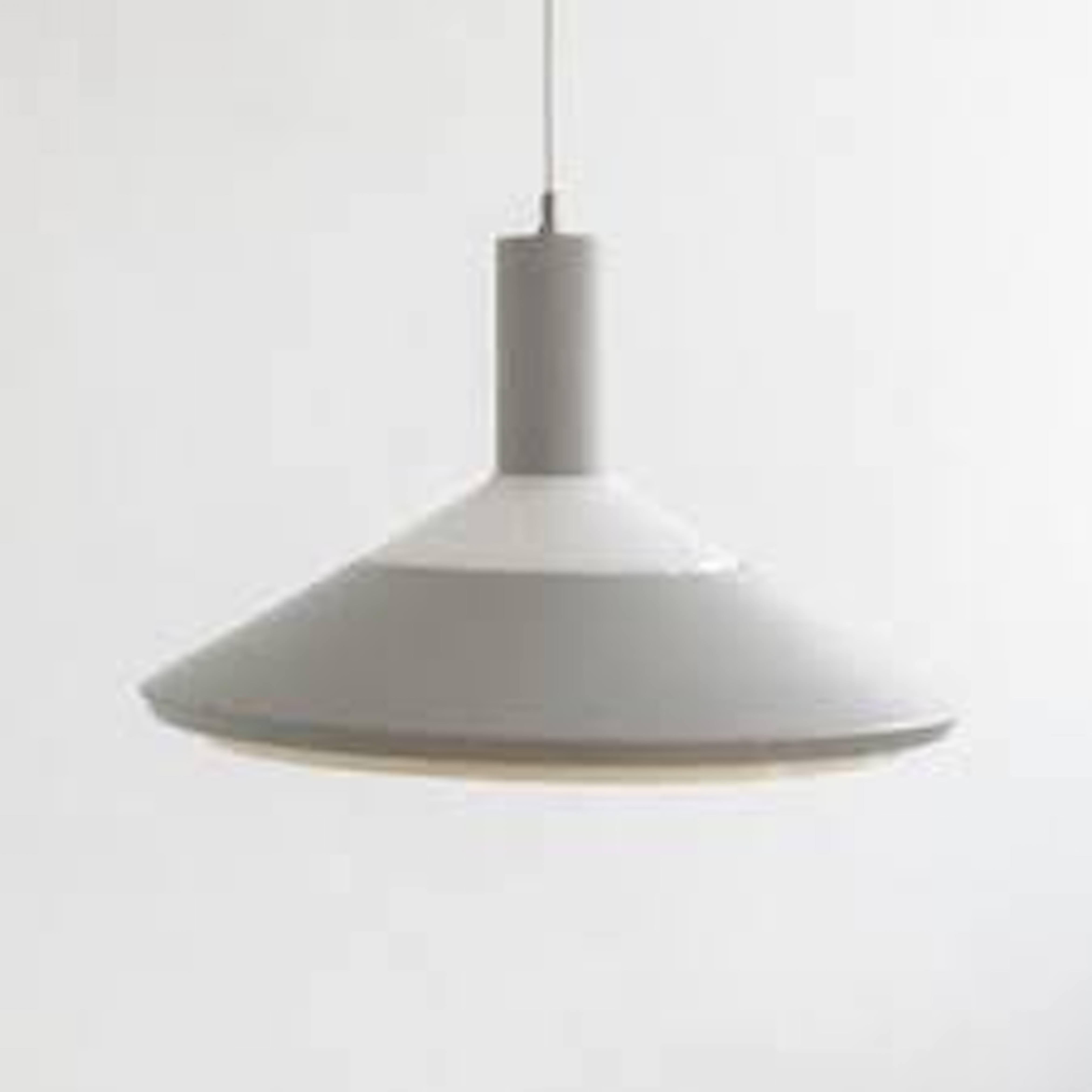 Louis Poulsen, Grey Pendant Lamp 'Klassependel', 1970s In Good Condition In Esbjerg, DK