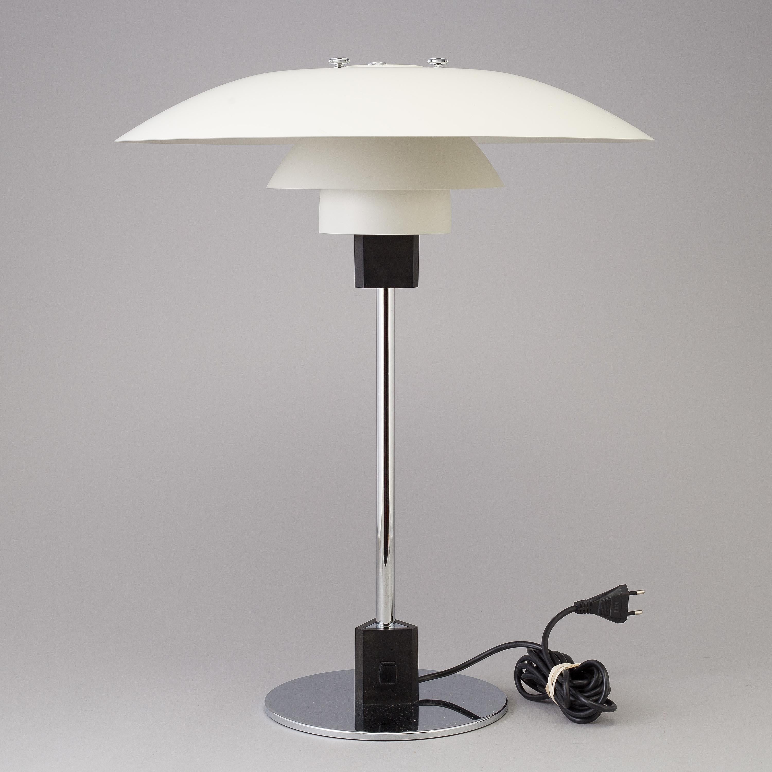 Modern Louis Poulsen, Large Metal Table Light by Poul Henningsen For Sale
