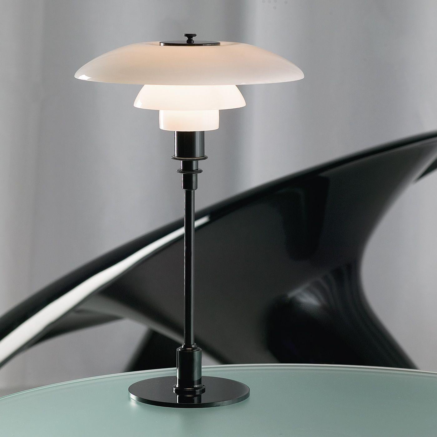 Contemporary Louis Poulsen, Medium Glass Table Light by Poul Henningsen For Sale