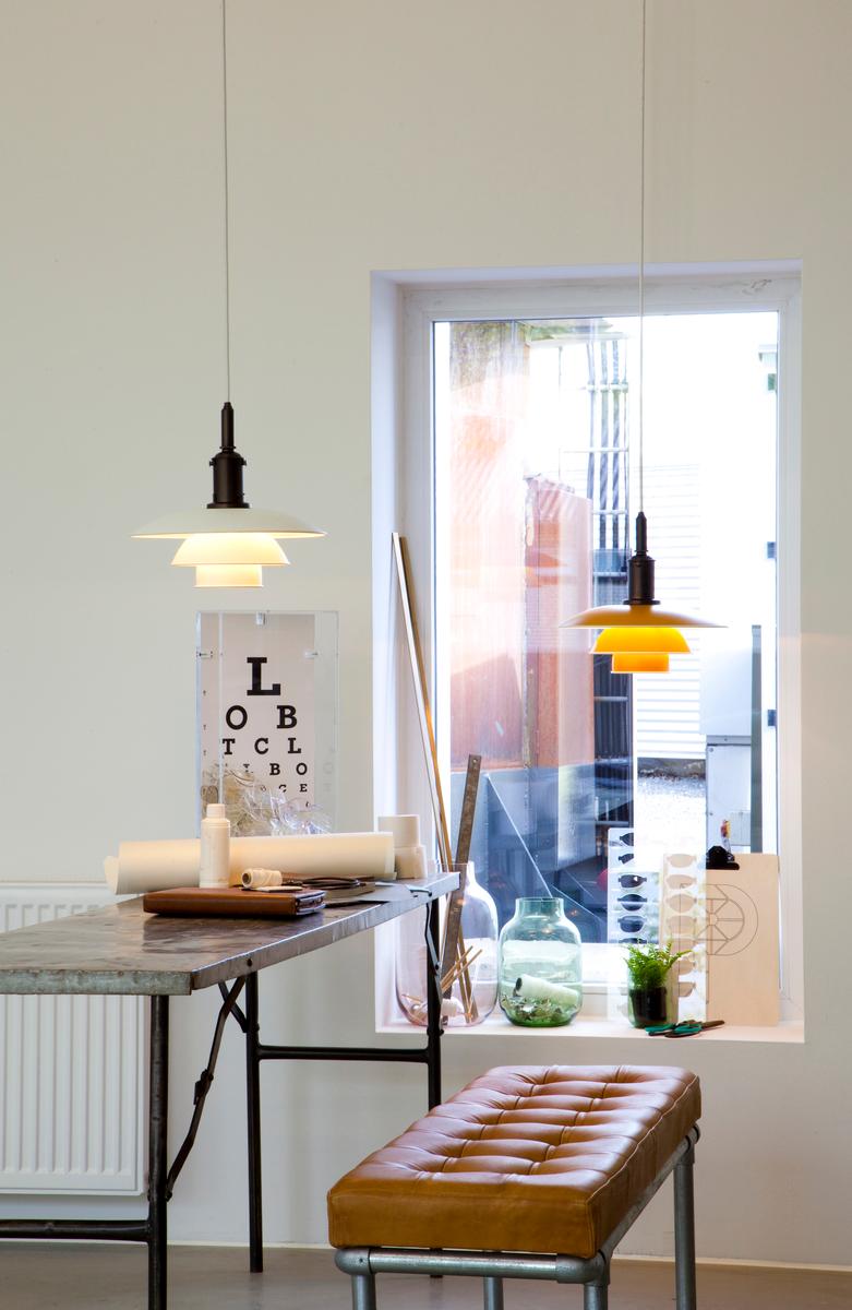 Louis Poulsen, Medium Metal Pendant Light by Poul Henningsen For Sale 2