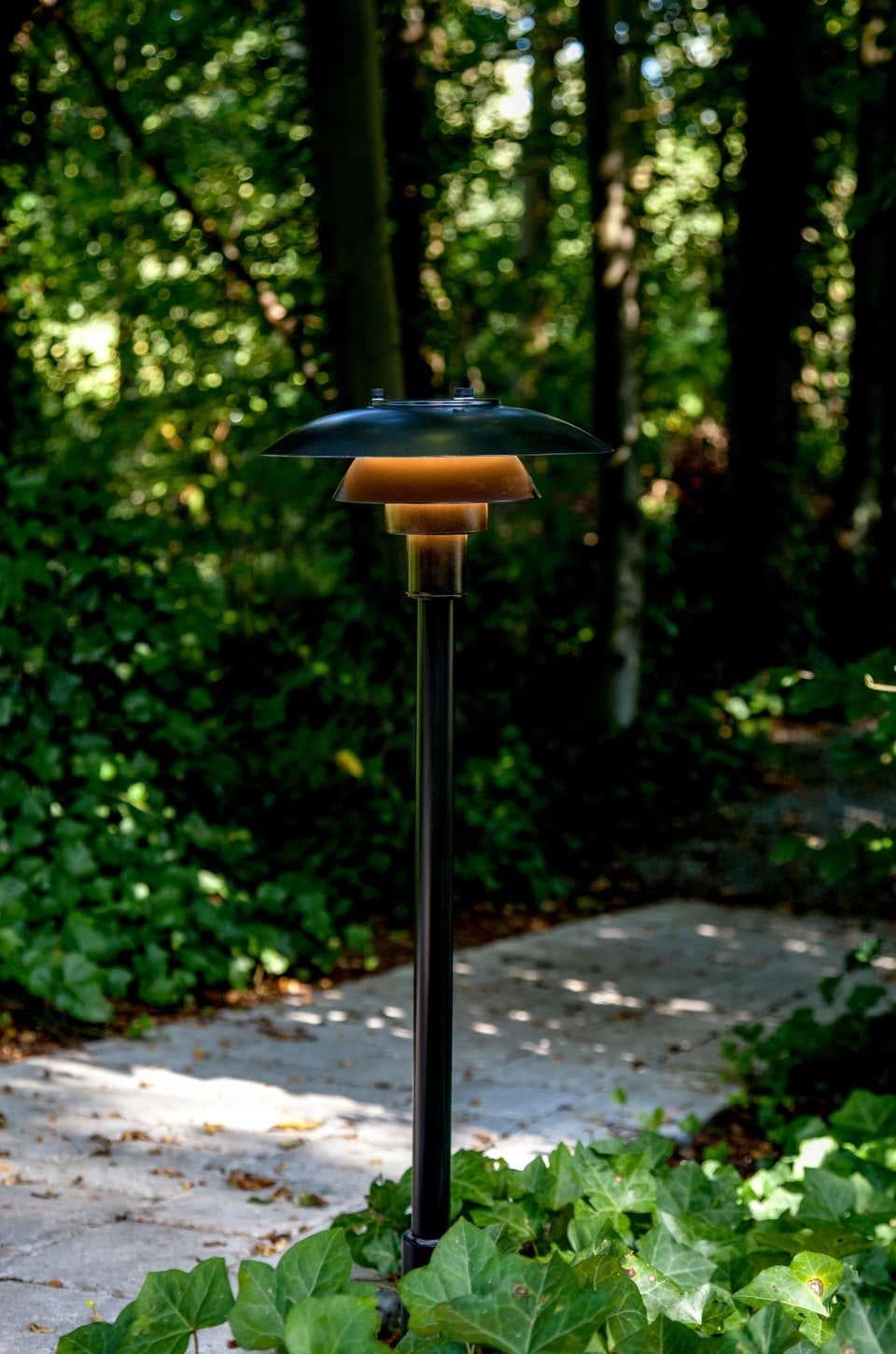 Modern Louis Poulsen, Outdoor Lamp in Black by Poul Henningsen For Sale