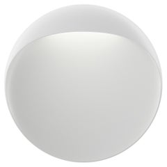 Louis Poulsen Outdoor Large Flindt Wall Lamp in White by Christian Flindt