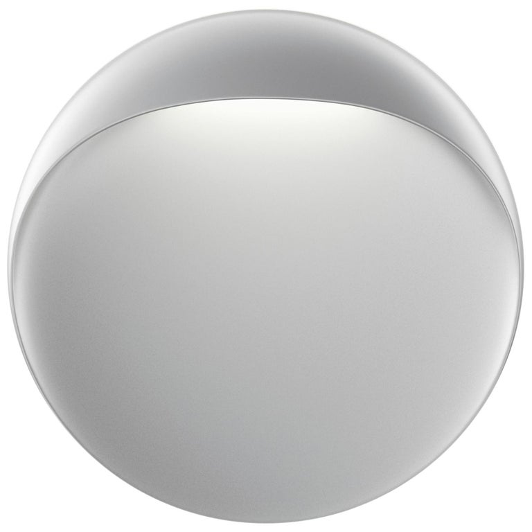 For Sale: Gray (aluminum grey.jpg) Louis Poulsen Outdoor Small Flindt Wall Lamp by Christian Flindt
