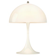 Louis Poulsen Panthella Mini Table Lamp in Opal by Verner Panton