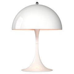 Louis Poulsen Panthella 250 Table Lamp in White by Verner Panton