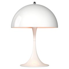 Louis Poulsen Panthella 250, Tischlampe in Weiß von Verner Panton