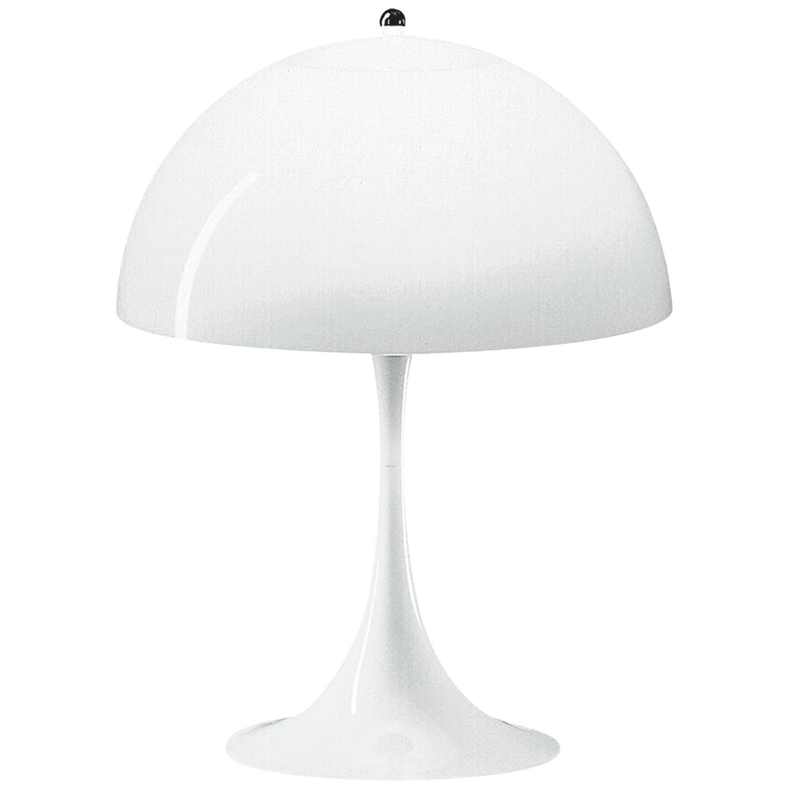 Lampe de bureau Louis Poulsen Panthella 400 en opale blanche par Verner Panton en vente