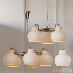 Louis Poulsen, Pendant 3 Light by Vilhelm Lauritzen
