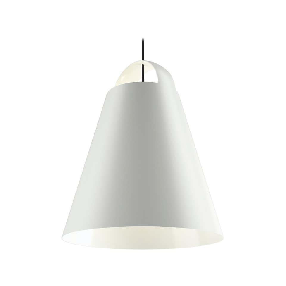 Pendant lamp the average size by Mads Odgård.
Measures: Width x height x length (mm)
400 x 480 x 400, 2,4 kg
Material: Spun aluminium. Color: Black, matt. Canopy: Yes, cord length: 3 m, cord type: Black fabric Antiglare shade can be purchased as