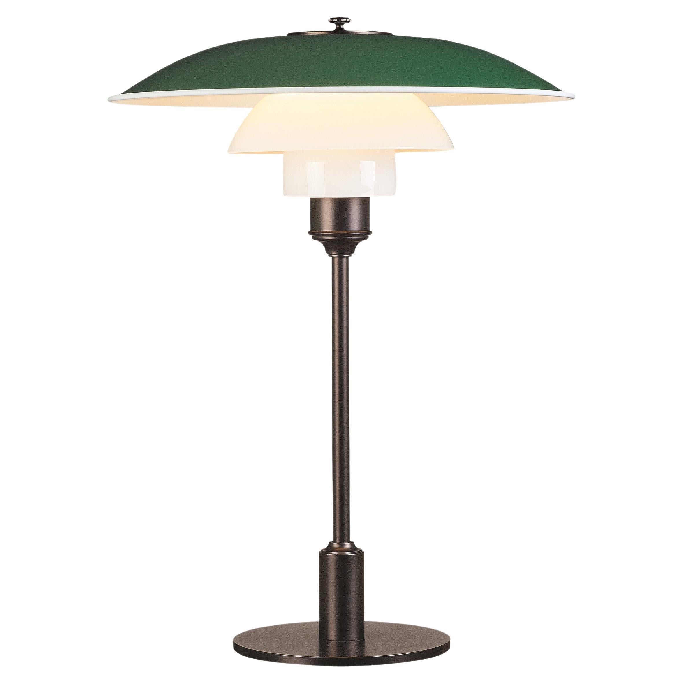 Louis Poulsen PH 3½-2½ Color Table Lamp in Green by Poul Henningsen