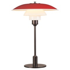 Louis Poulsen PH 3½-2½ Color Table Lamp in Red by Poul Henningsen